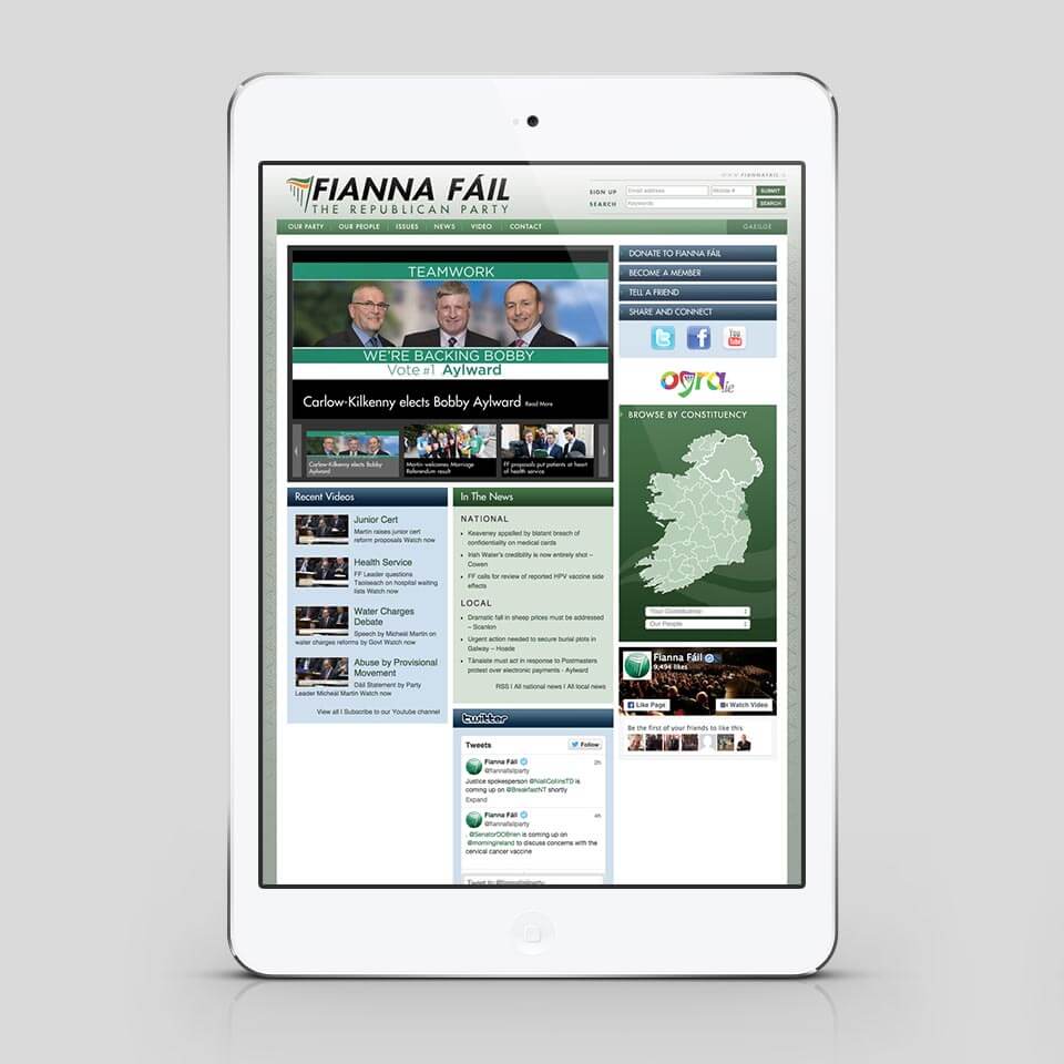 ff website homepage before redesign on tablet