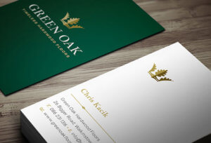 Green Oak New business cards