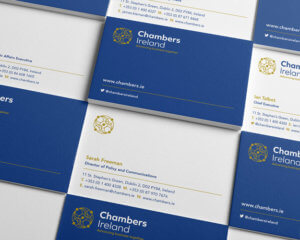 Chambers new branded business cards