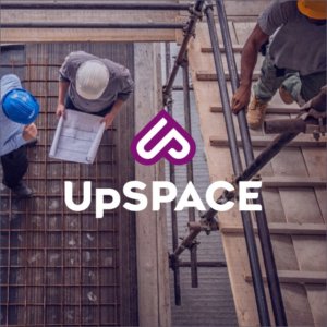 Upspace branding, logo