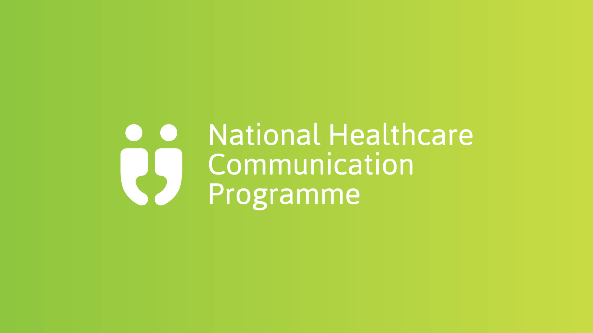 HSE national healthcare communication programme horizontal reversed logo